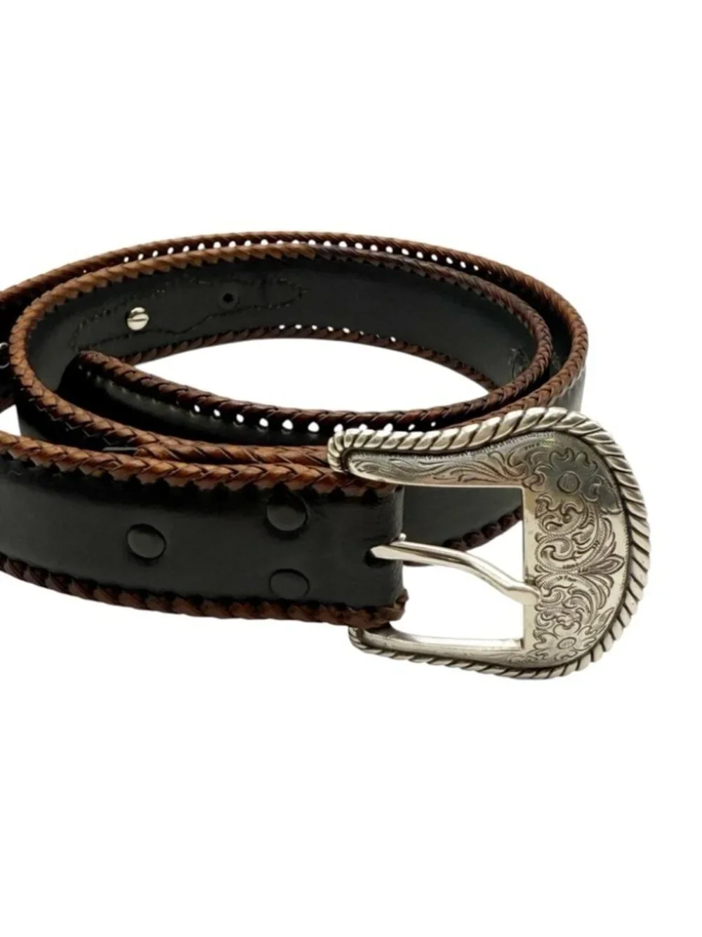 Nocona Women’s Leather‎ Braided Western Cowgirl Belt size 38